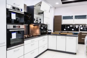 kitchen with home appliances