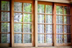 traditional wooden sliding door