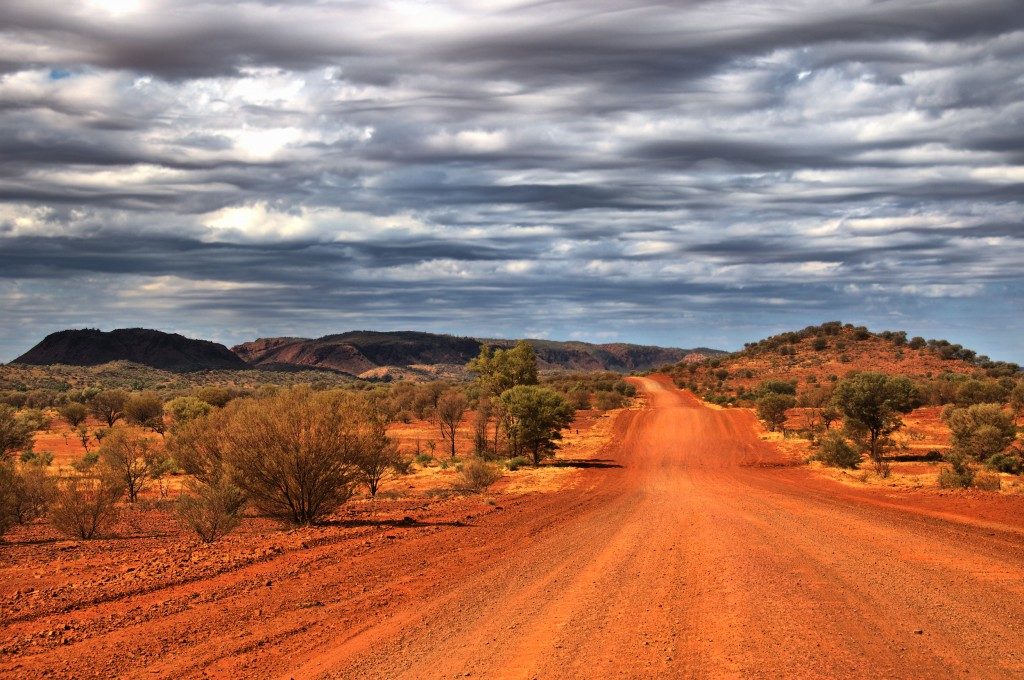 Outback scenery in the Red Centre of Australia