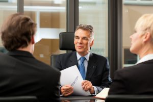 Lawyers in a meeting